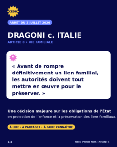 Un nouvel arrêt de la CEDH condamne l’Italie