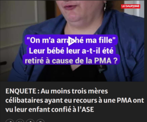 PMA et placement à l’ASE : des mères célibataires victimes de préjugés ?