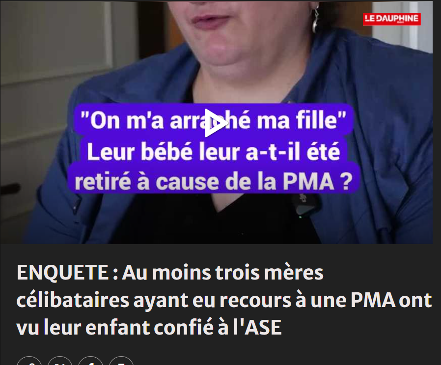 Placement abusif enfant PMA