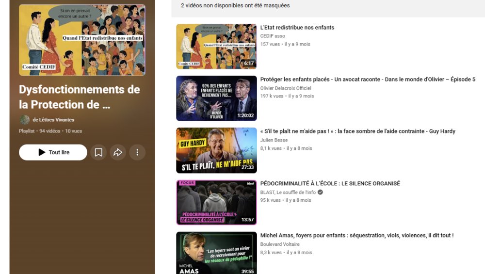 Aide Sociale à l'enfance, ressources video